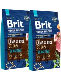 BRIT Premium By Nature Sensitive Lamb 16 kg (2 x 8 kg)