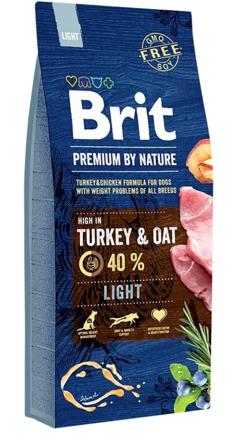 BRIT Premium By Nature Turkey and Oat Light 30kg (2 x 15kg)