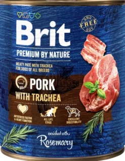 BRIT Premium by Nature 6 x 800g cibo per cani a base di maiale ed esofago