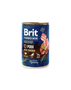BRIT Premium by Nature 6 x 400g con carne di maiale ed esofago per cani