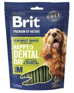 BRIT Premium Dog Dental Semi-moist Snack M 180 g snack dentale semi-umido per cani di taglia piccola e media
