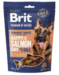 BRIT Premium Dog Semi-moist Snack Salmon 180 g snack semi-morbido per cani