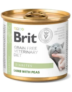 BRIT Veterinary Diet Diabetes Lamb&Pea 24x200g