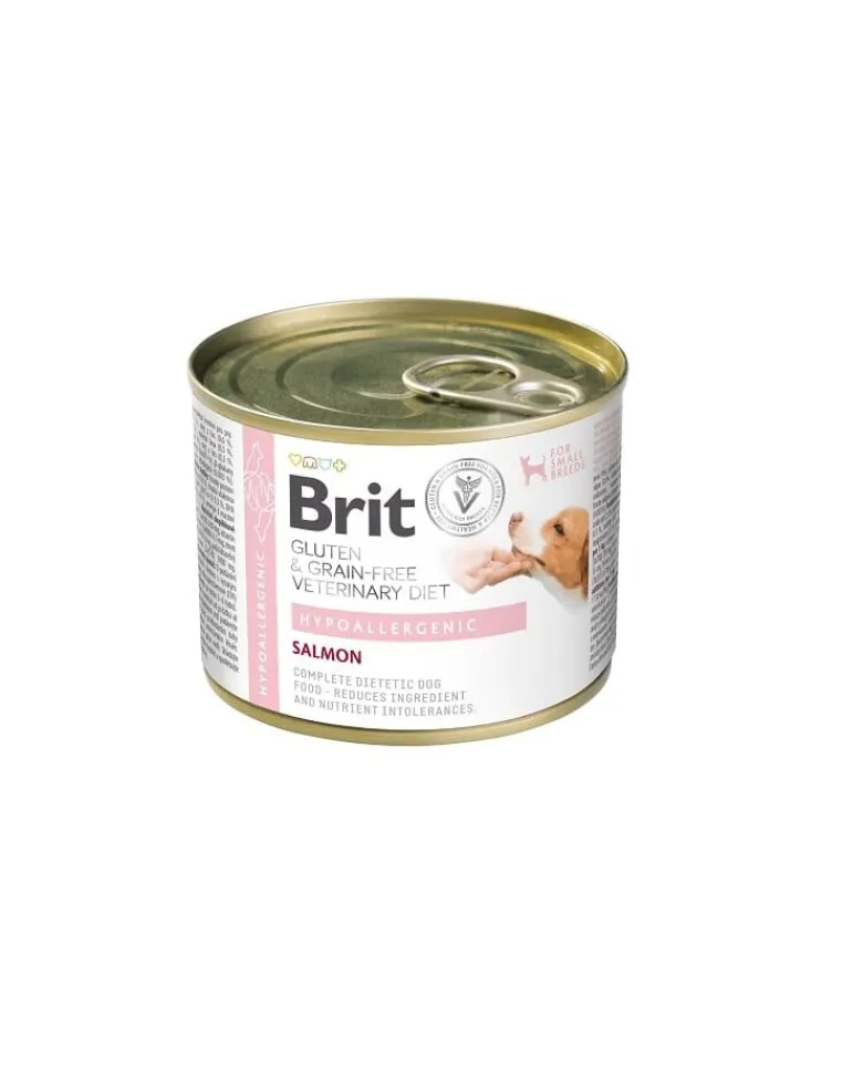 BRIT Veterinary Diet Grain Free Hypoallergenic 200 g salmone con piselli per cani con intolleranza alimentare