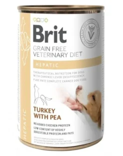 BRIT Veterinary Diet Hepatic Turkey&Pea 400g