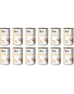 BRIT Veterinary Diet Hepatic Turkey&Pea 12x400g