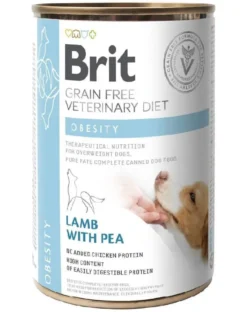 BRIT Veterinary Diet Obesity Lamb&Pea 12x400g