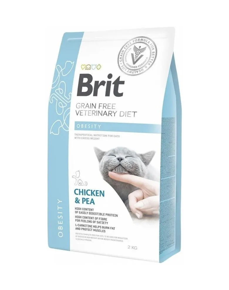 BRIT Veterinary Diets Cat Obesity 2 kg