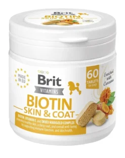 BRIT Vitamins Biotin Skin Coat Care 120g (60tabl.) preparato per cani con biotina che supporta la salute della pelle e del pelo