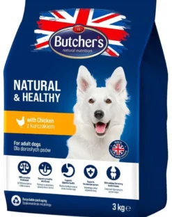 BUTCHER'S Natural&Healthy Dog Dry con pollo 3 kg