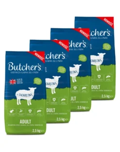 BUTCHER'S Original, crocchette con agnello per cani 4 x 2,5kg