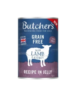 BUTCHER'S Original Recipe in Jelly cibo per cani, pezzi con agnello in gelatina, 400g