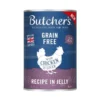 BUTCHER'S Original Recipe in Jelly cibo per cani, pezzi di pollo in gelatina, 400g