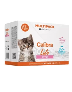 CALIBRA Cat Life Pouch Kitten Multipack in gravy 12 x 85g bustine in salsa per gattini