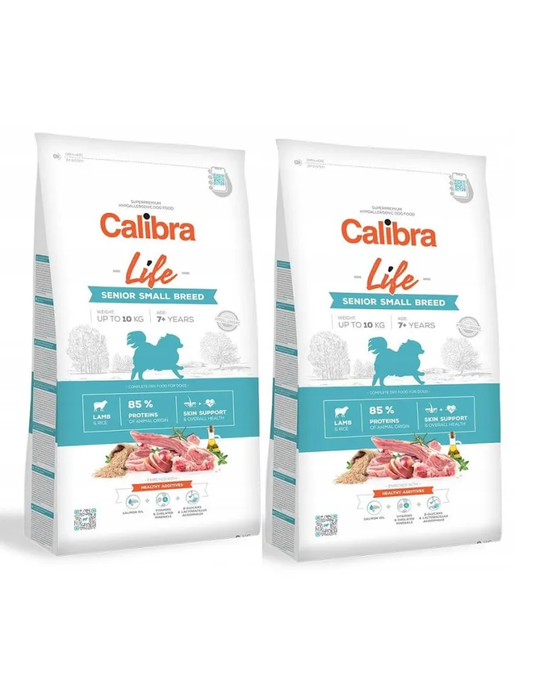 CALIBRA Dog Life Senior Small Breed Lamb 12 kg (2 x 6 kg)