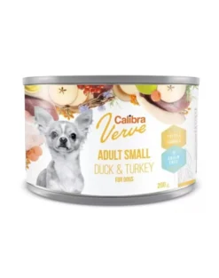 CALIBRA Dog Verve GF Adult Small Duck&Turkey 200g Alimento umido senza cereali con anatra e tacchino per cani di piccola taglia