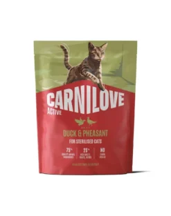 CARNILOVE Active Cat Duck and Pheasant Sterilised 400 g anatra e fagiano, per gatti sterilizzati