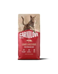 CARNILOVE Active Cat Lamb and Wild Boar Sterilised 6 kg agnello e cinghiale, per gatti sterilizzati