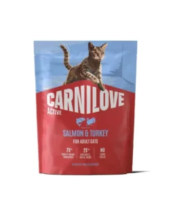 CARNILOVE Active Cat Salmon and Turkey Adult 400 g salmone e tacchino, per tutti i gatti adulti