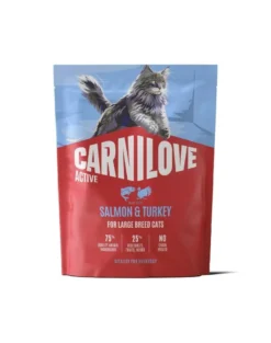CARNILOVE Active Cat Salmon and Turkey Adult Large 400 g salmone e tacchino, per gatti di grandi razze