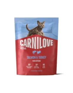 CARNILOVE Active Cat Salmon and Turkey for Kittens 400 g salmone e tacchino, per gattini di tutte le razze