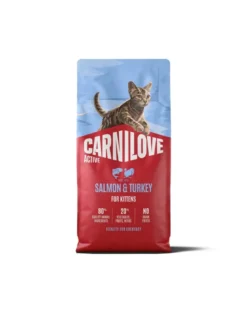 CARNILOVE Active Cat Salmon and Turkey for Kittens 6 kg salmone e tacchino, per gattini di tutte le razze