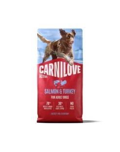 CARNILOVE Active Dog Salmon and Turkey Adult 12 kg salmone e tacchino, per cani adulti