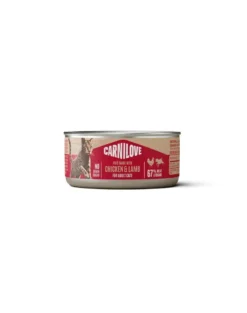CARNILOVE Cat Can Paté Chicken and Lamb 100 g con pollo e agnello, paté per gatti