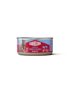 CARNILOVE Cat Can Paté Turkey and Salmon 100 g con tacchino e salmone, paté per gatti