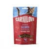 CARNILOVE Crunchy Snack Cat Salmon 50 g con salmone e erba gatta, snack croccante per gatti