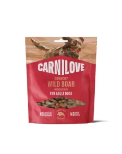CARNILOVE Dog Crunchy Snack Wild Boar 200g snack croccanti con cinghiale per cani adulti