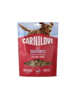 CARNILOVE Dog Soft Snack Sardines 200g snack morbidi con sardine per cani adulti