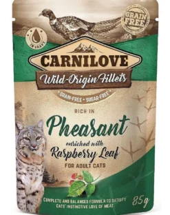 CARNILOVE Pheasant & Raspberry leaves 24 x 85 g foglie di fagiano e lampone