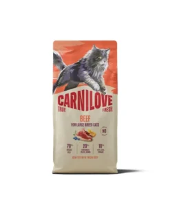 CARNILOVE True Fresh Cat Beef Adult Large 6 kg manzo, per gatti di grandi razze