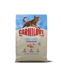 CARNILOVE True Fresh Cat Fish and Turkey Sterilised 2 kg ryba i indyk, dla kotów po sterylizacji