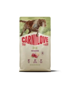CARNILOVE True Fresh Dog Duck Adult 4 kg crocchette con anatra fresca per cani adulti