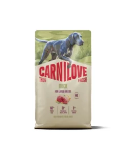 CARNILOVE True Fresh Dog Duck Adult Large Breeds 4 kg cibo secco con anatra fresca per cani adulti di taglia grande