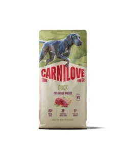 CARNILOVE True Fresh Dog Duck Adult Large Breeds 12 kg cibo secco con anatra fresca per cani adulti di grandi razze