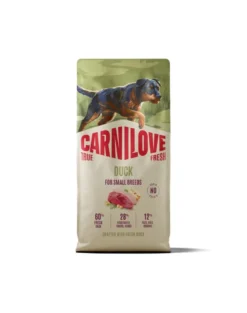 CARNILOVE True Fresh Dog Duck Adult Small Breeds 12 kg cibo secco con anatra fresca per cani adulti di piccole razze