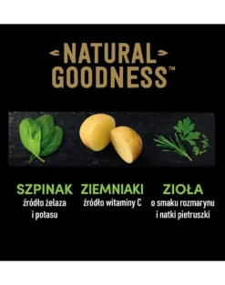 CESAR Natural Goodness Alimento umido senza cereali con carne di agnello, carote, patate e spinaci 400g