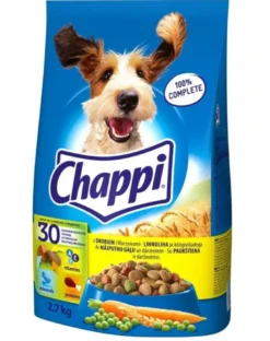 CHAPPI cibo secco per cani con pollame e verdure 2,7kg