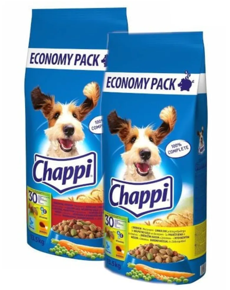 CHAPPI MIX con manzo, pollame e verdure e con pollame e verdure 2 x 13,5kg