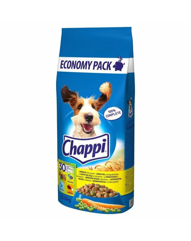 CHAPPI MIX con pollame e verdure e con manzo, pollame e verdure 2 x 13,5kg