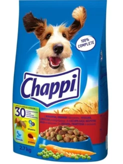 CHAPPI 3x2,7 kg - Alimento secco per cani con manzo, pollame e verdure
