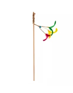 COMFY Giocattolo per gatti Canna da pesca con piume 50 cm