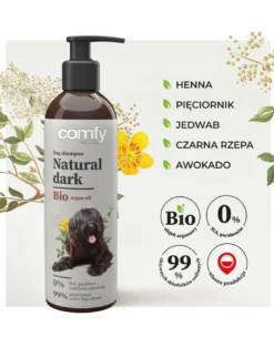COMFY Natural Dark 250 ml shampoo per migliorare il colore del mantello scuro