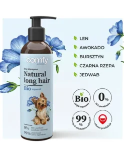 COMFY Natural Long Hair 250 ml shampoo per cani a pelo lungo