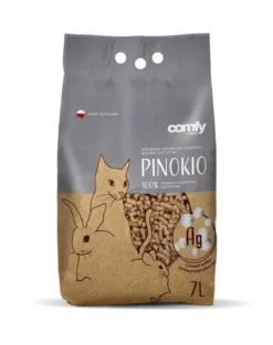 COMFY Pinokio Lettiera in legno Silver Guard 7 l