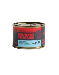 COUNTRY&NATURE Cibo umido senza cereali manzo con verdure 410 g