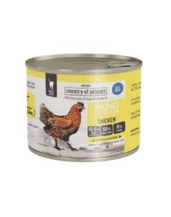 COUNTRY OF ANIMALS Cat Monoprotein Chicken 200g pollo, cibo umido per gatti